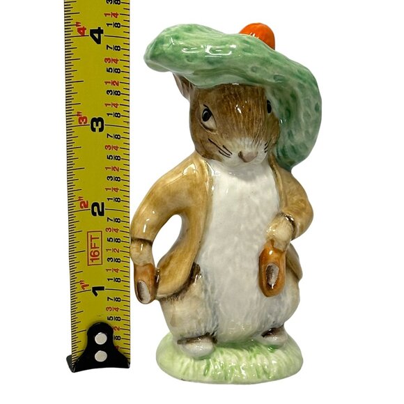 Royal Albert Benjamin Bunny Figurine Story Book Set 1989 Beatrix Potter 4 Inch - Picture 12 of 16